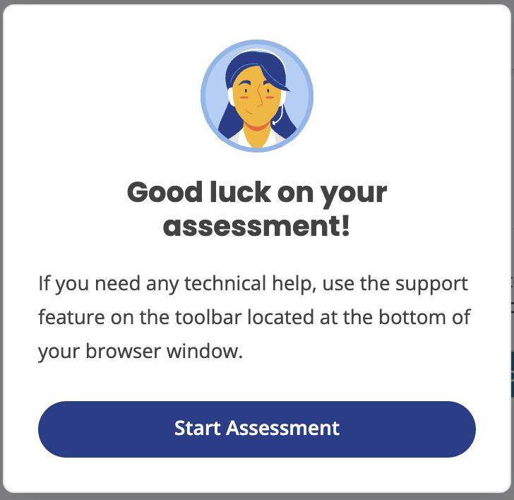 Start assessment